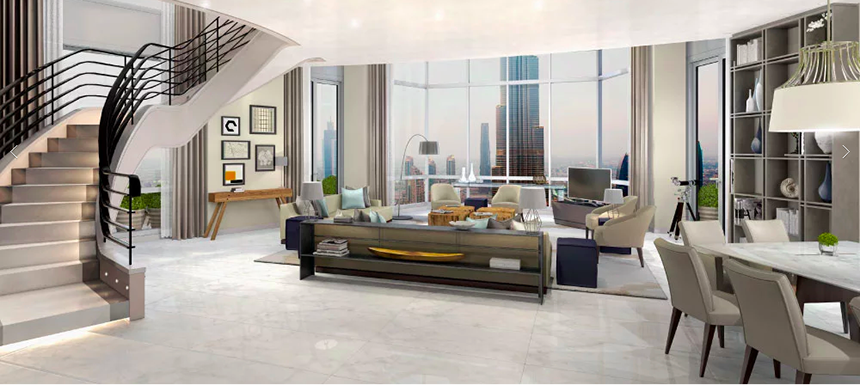 Number 39| Peter Young Design | Emaar, Vida residences | Luxury residential, Dubai, UAE
